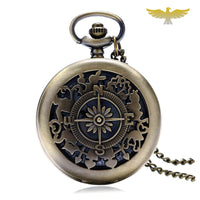 Montre collier boussole vintage