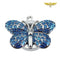 Montre collier Butterfly Bleu