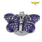 Montre collier Butterfly Violet