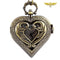 Montre collier cœur vintage Bronze clair