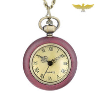 Montre collier en bois à quartz