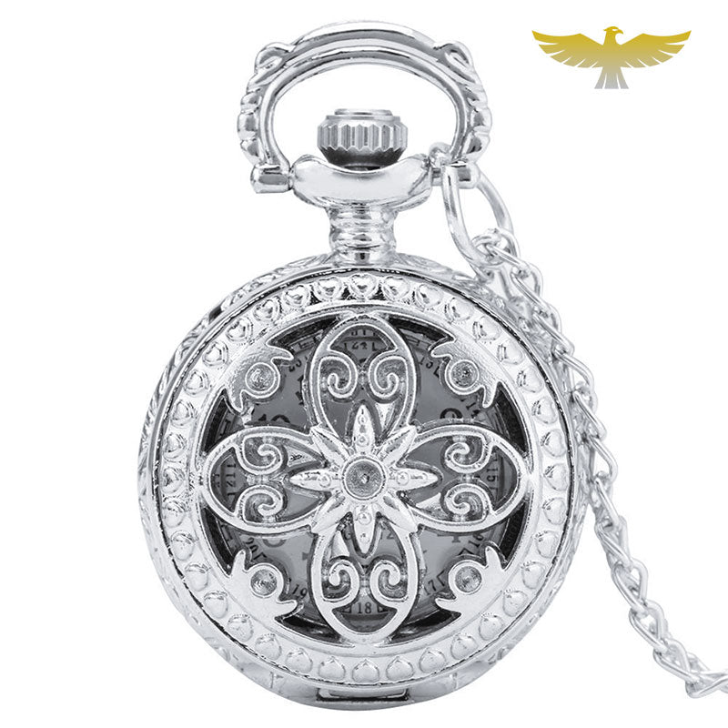 Montre collier fleur de lys