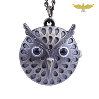 Montre collier hibou
