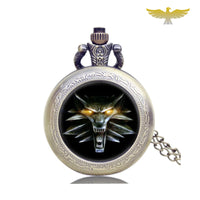 Montre collier Mettalic Loup