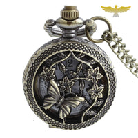 Montre collier papillon