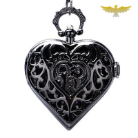 Montre collier pendentif coeur