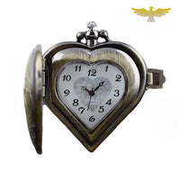 MONTRE PENDENTIF FEMME CŒUR PRINTANIER