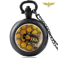 Montre collier reine des abeilles