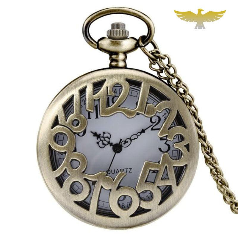 Montre collier rétro fantaisie