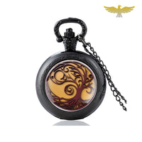 Montre collier vintage arbre de vie