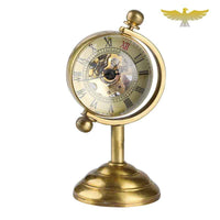 MONTRE DE BUREAU LUXE GLOBE D'OR