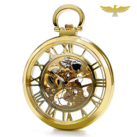 MONTRE DE POCHE GOUSSET LUXE PYRITE D'OR