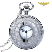 MONTRE DE POCHE GOUSSET LUXE QUARTZ D'ARGENT