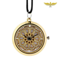MONTRE PENDENTIF FEMME OR ET DIAMANTS