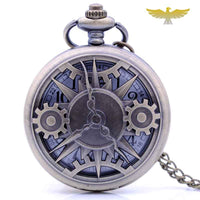 MONTRE DE POCHE GOUSSET STEAMPUNK GALLIUM