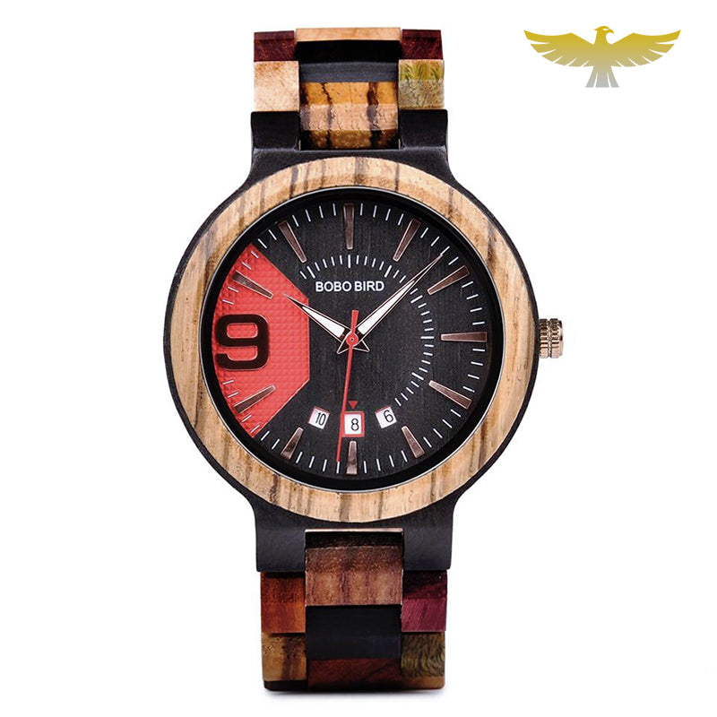 Montre en bois homme avec boite personnalisable