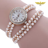 Montre femme bracelet perles