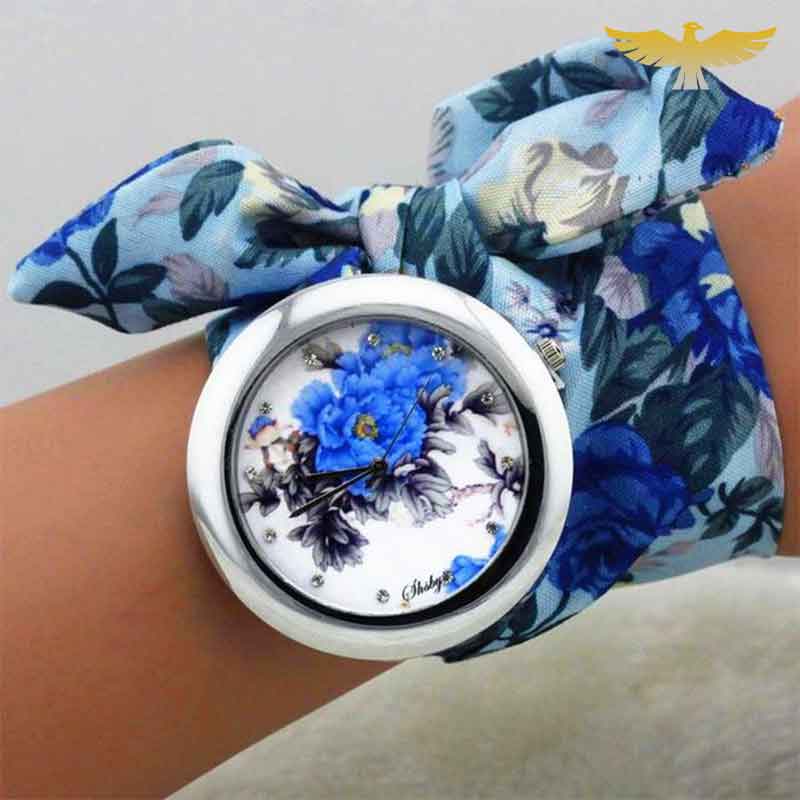 MONTRE FOULARD AZURÉENNE