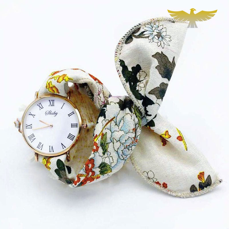 Montre foulard chic