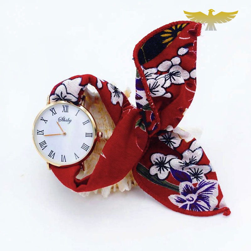 Montre foulard chic