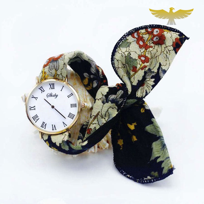 Montre foulard chic