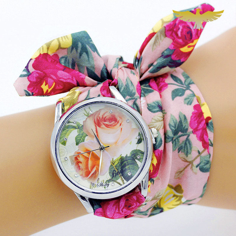 Montre foulard femme mode