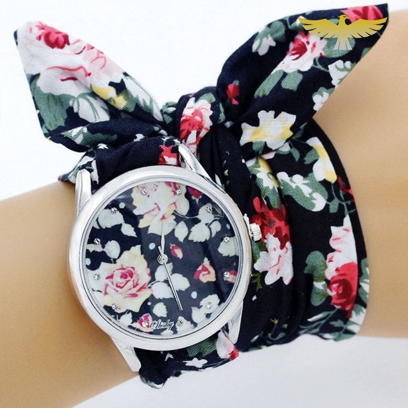 Montre foulard femme mode