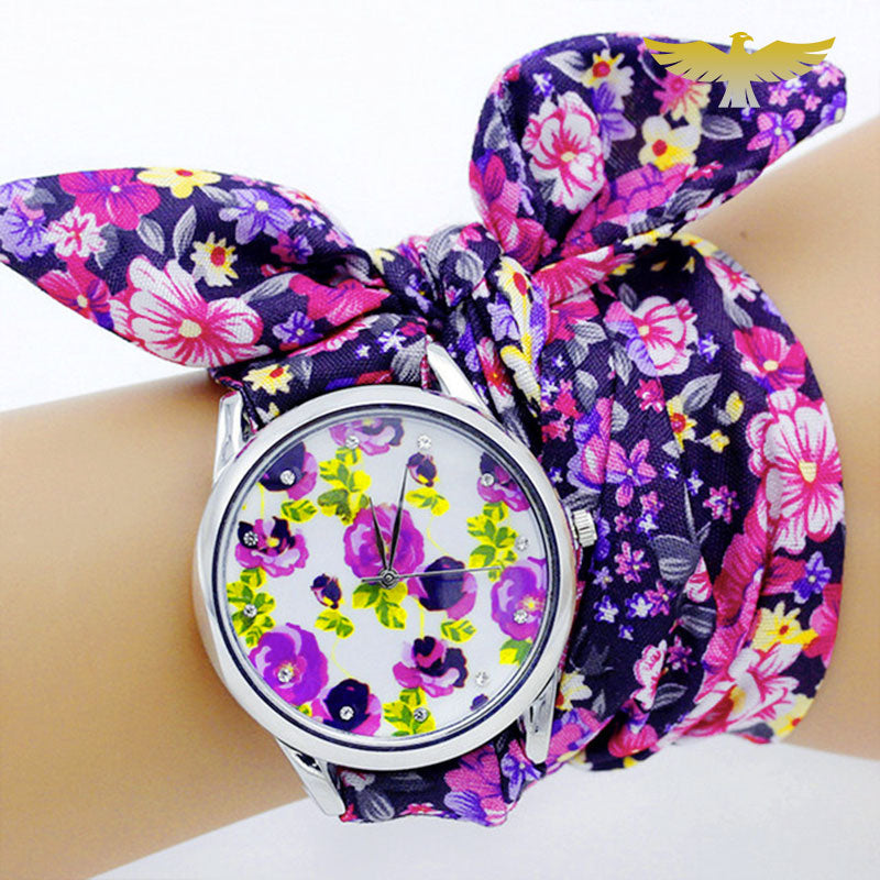 Montre foulard femme mode