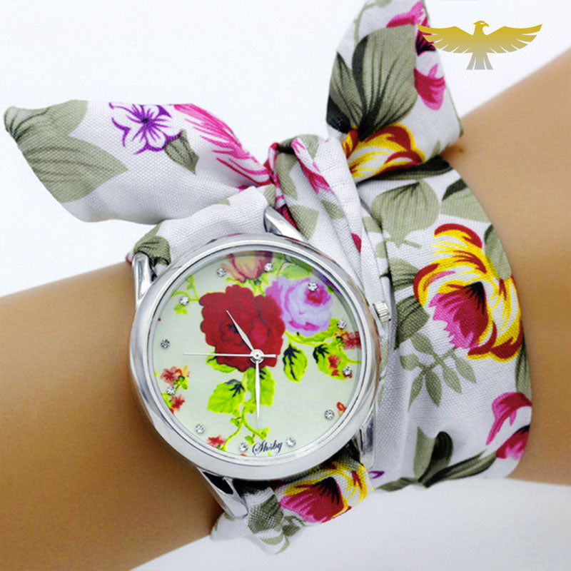 Montre foulard femme mode