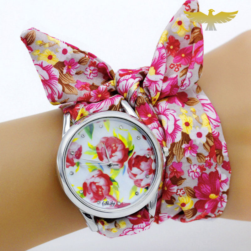 Montre foulard femme mode