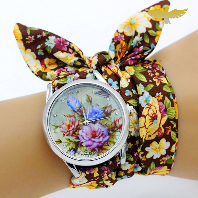 Montre foulard femme mode