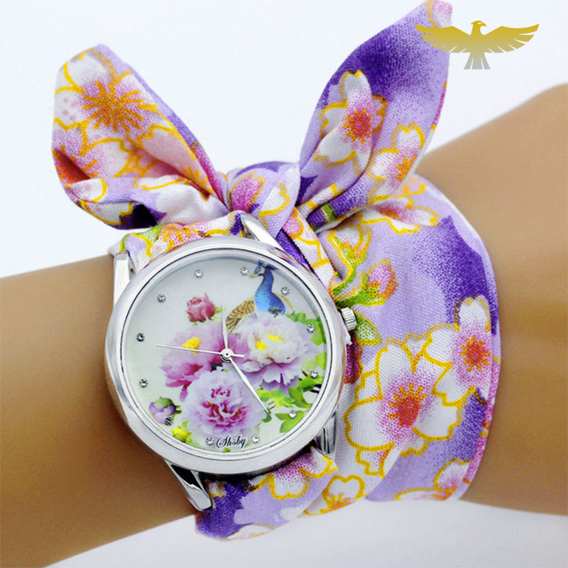 Montre foulard femme quartz