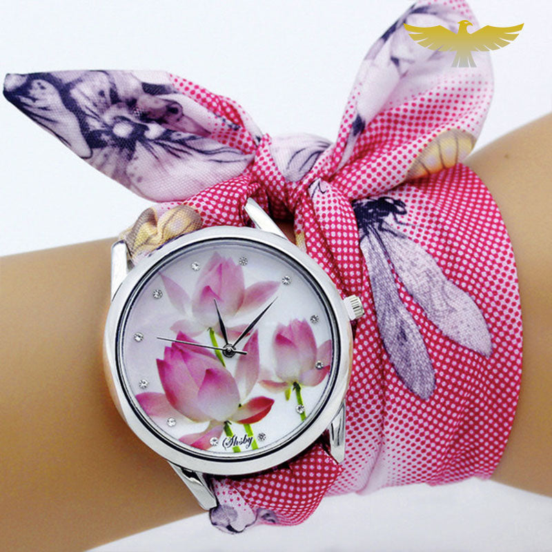 Montre foulard femme quartz