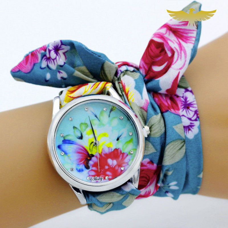 Montre foulard femme quartz