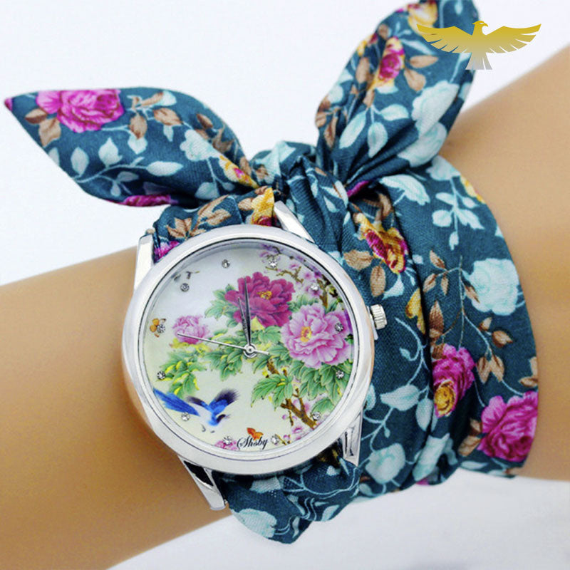 Montre foulard femme quartz