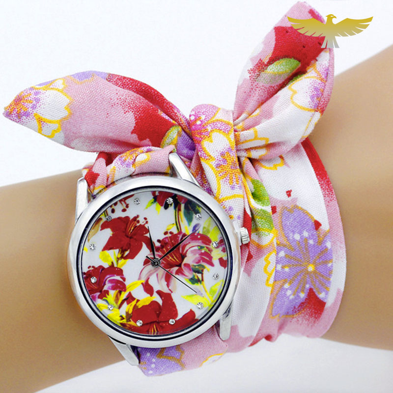 Montre foulard femme quartz