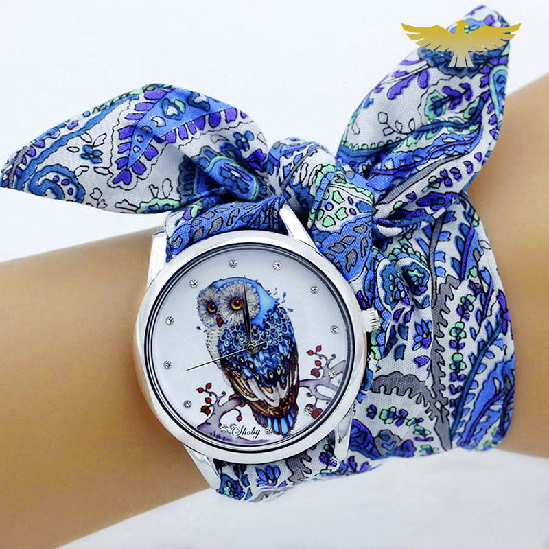 Montre foulard thème création animaux