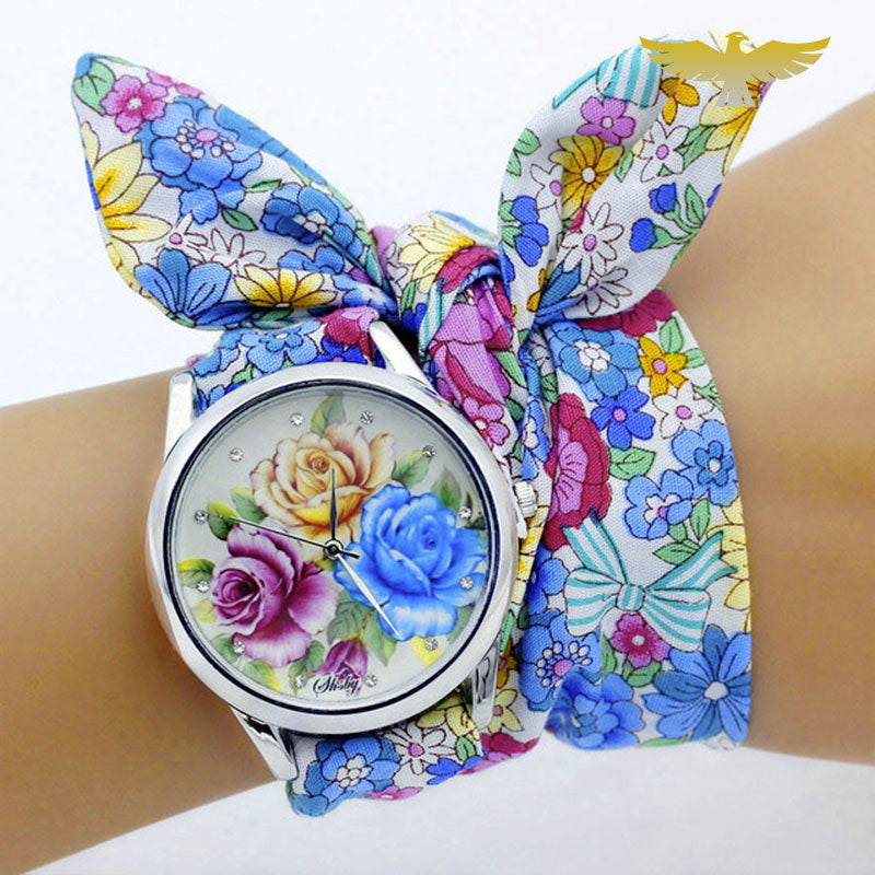 Montre foulard thème création animaux