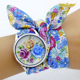 Montre foulard thème création animaux