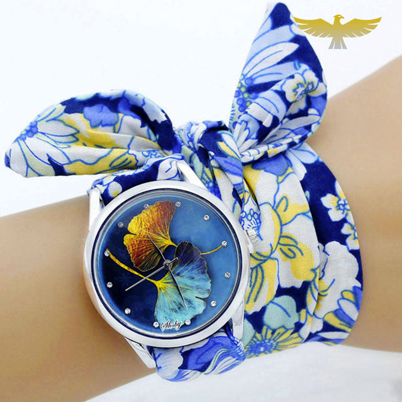 Montre foulard thème création animaux