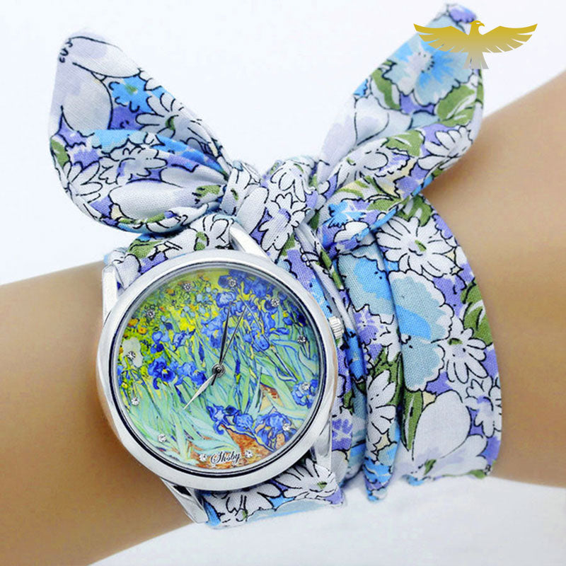 Montre foulard thème création animaux