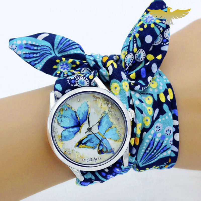 Montre foulard thème création animaux