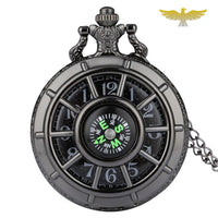Montre gousset avec boussole