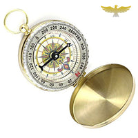 Montre gousset boussole à clapet