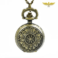 Montre gousset lotus