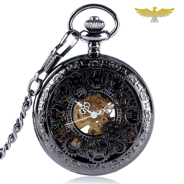 MONTRE GOUSSET STEAMPUNK ARGENT NOIR - Main Image