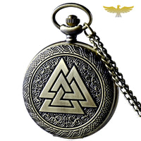Montre gousset triangle viking valknut
