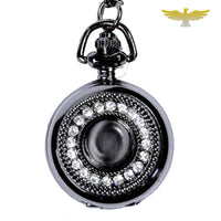 Montre collier œil de chat