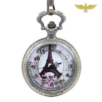 Montre collier Paris en fleur