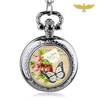 MONTRE PENDENTIF PAPILLON SOUVENIR
